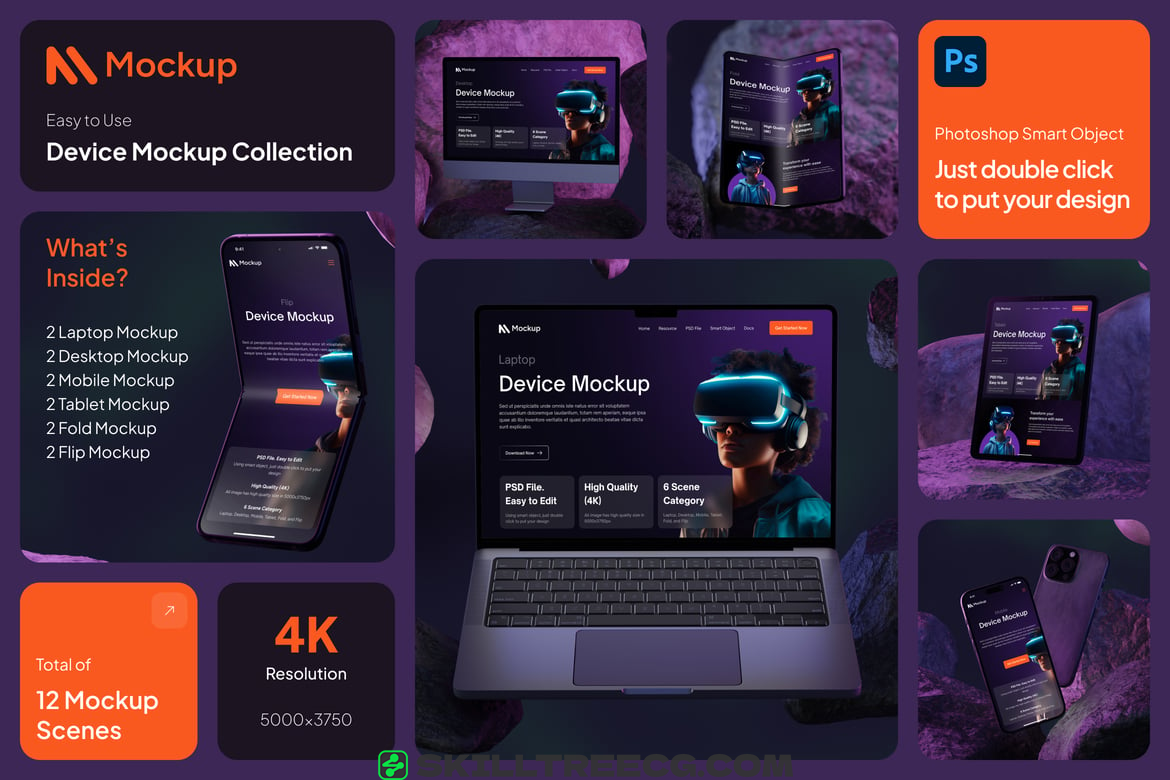 Multi Device Mockup（421474）-技能树